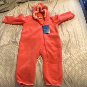 Columbia fleece baby snow suit
